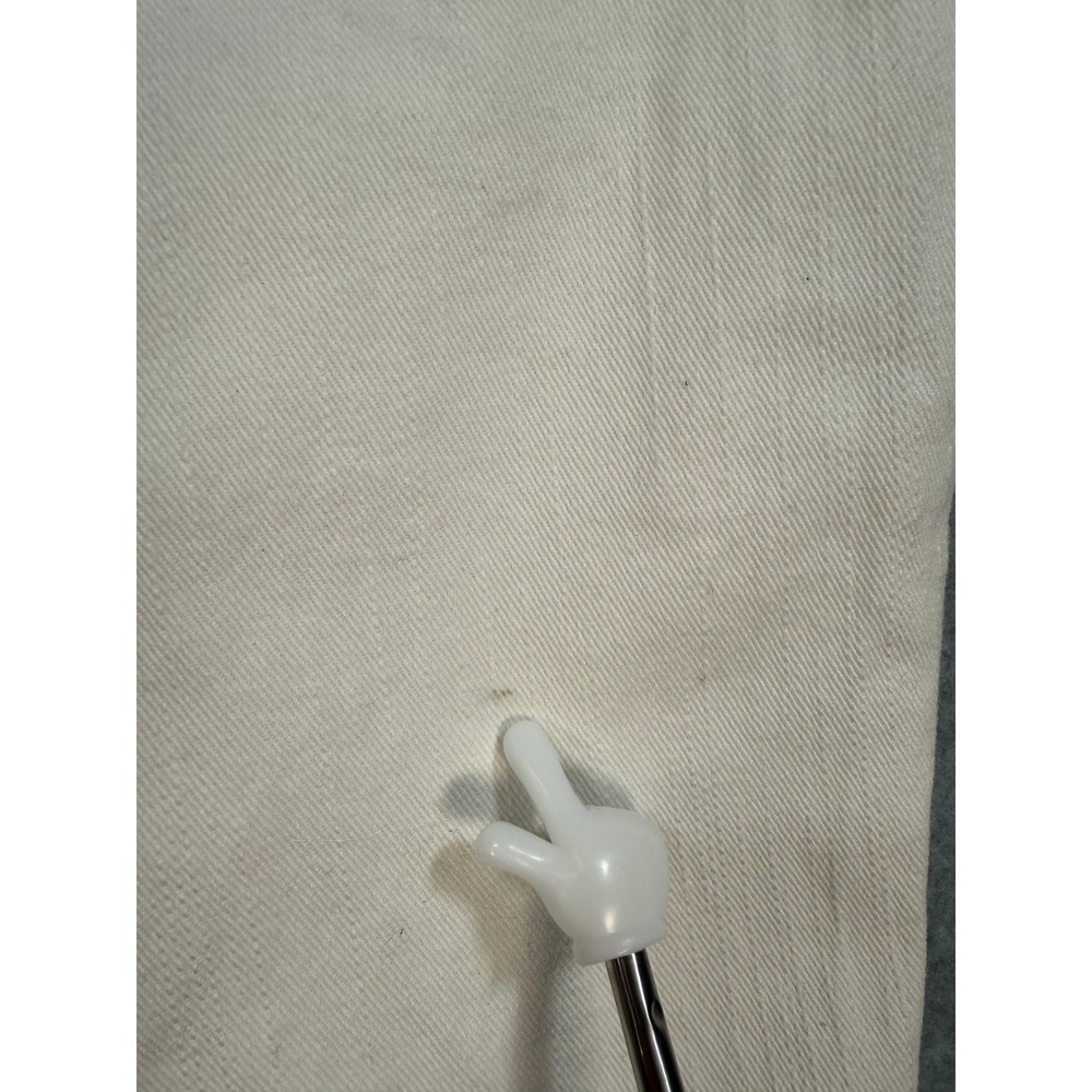 NYDJ White Flare Jeans Women 12 NWT Tummy Tuck 33 X 34 Inseam Stretch USA Bling - Picture 16 of 17